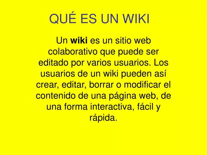 qu es un wiki