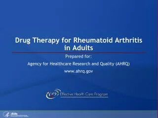 Drug Therapy for Rheumatoid Arthritis in Adults
