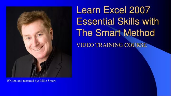 learn excel 2007 essential skills with the smart method