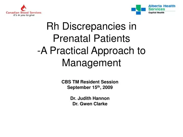 rh discrepancies in prenatal patients a practical approach to management