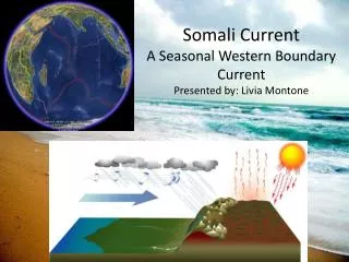 Somali Current A Seasonal Western Boundary Current Presented by: Livia Montone