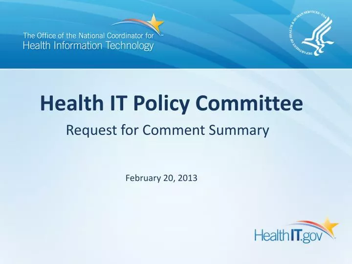 health it policy committee