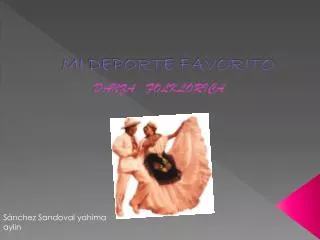 mi deporte favorito