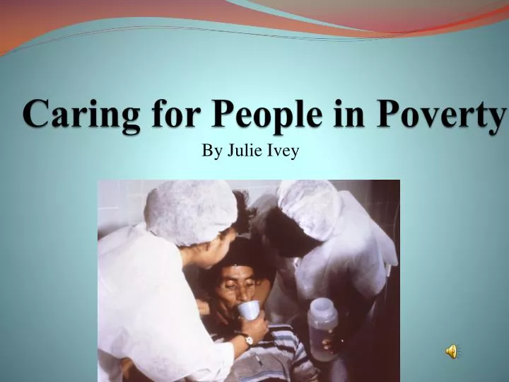 caring for people in poverty