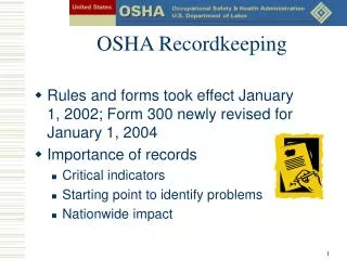 OSHA Recordkeeping