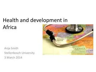 Health and development in Africa