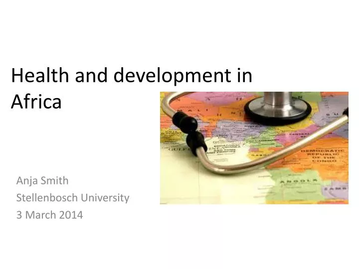 health and development in africa