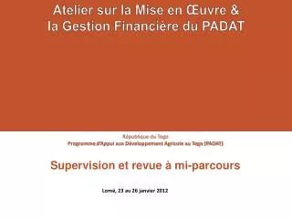 supervision et revue mi parcours