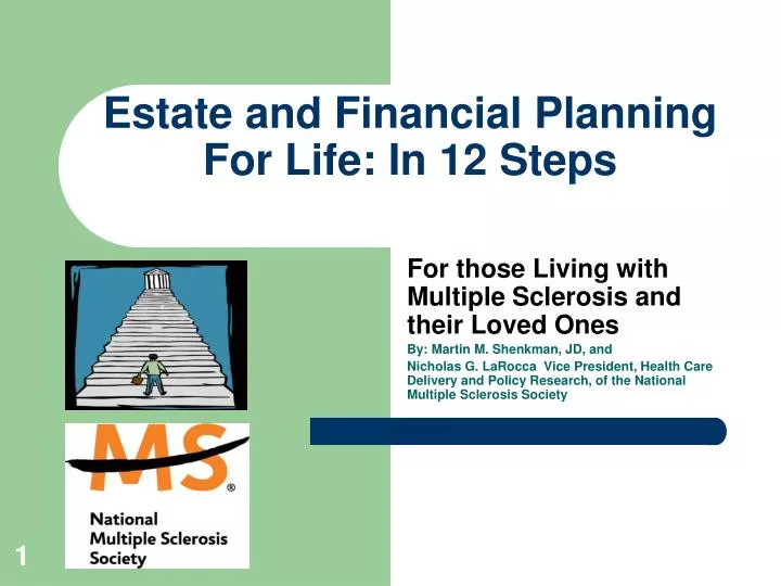 estate and financial planning for life in 12 steps
