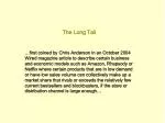 The Long Tail - slide 1