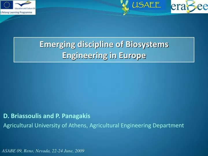 d briassoulis and p panagakis agricultural university of athens agricultural engineering department