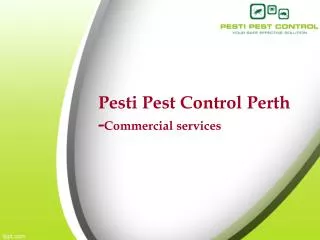 Pesti pest control perth