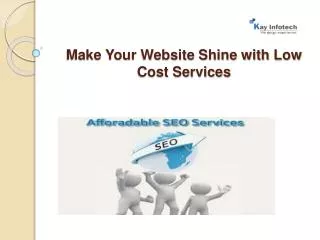 Affordable Seo Services packages