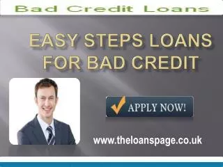 Bad Credit Loans- Obtains Easy Funds For Multiple Purpose