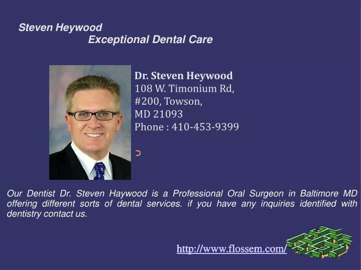 steven heywood e xceptional dental care