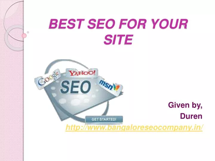 best seo for your site