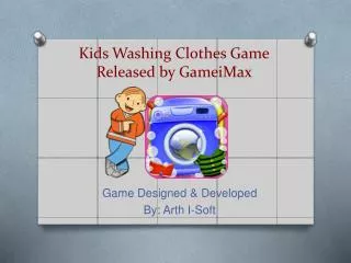 Kids Washing Clothes Game Released by GameiMax