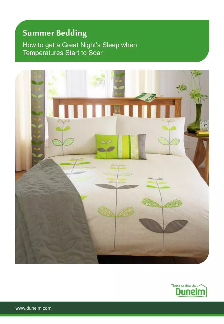 summer bedding how to get a great night s sleep when temperatures start to soar