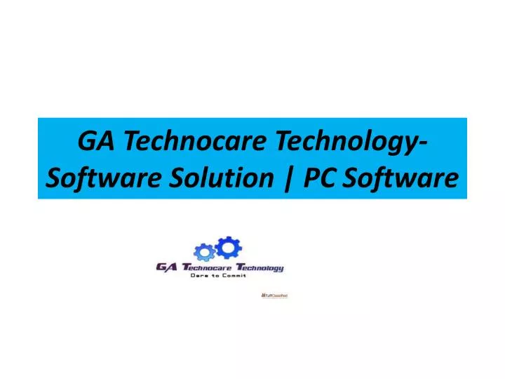 ga technocare technology software solution pc software