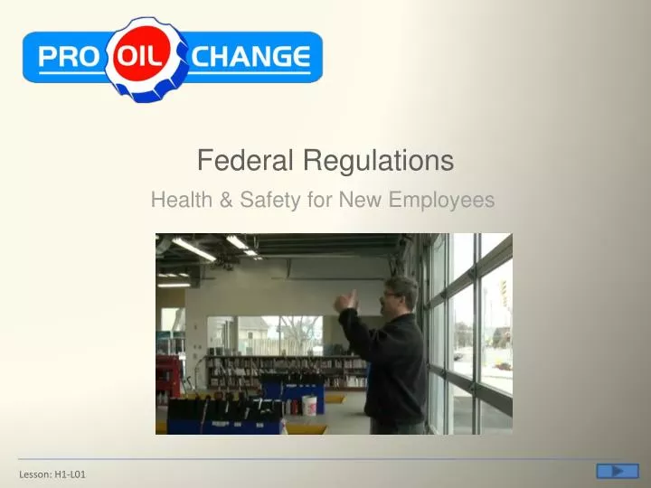 federal regulations