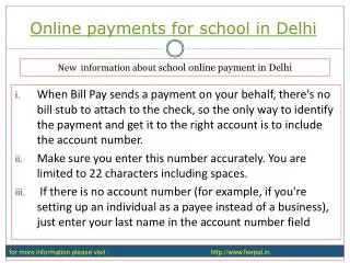 Ideas to acquire the most effective online payment for schoo