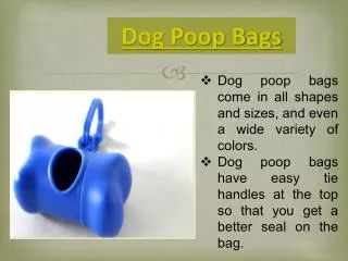 Dog Waste Bags On A Roll