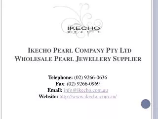 Mabe Pearl Jewellery - Ikecho Pearls