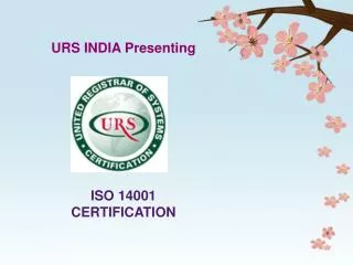 ISO 14001 CERTIFICATION - EMS - URSINDIA