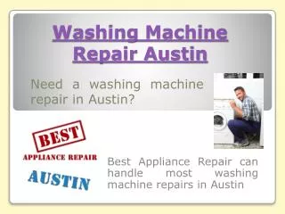Dryer Repair Austin