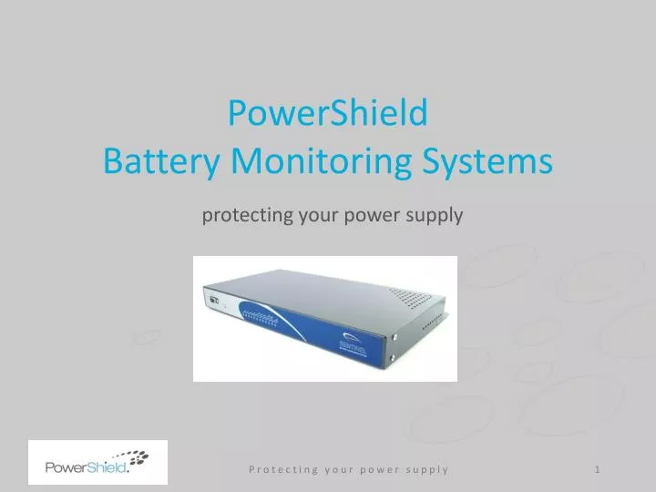 powershield battery monitoring systems protecting your power supply