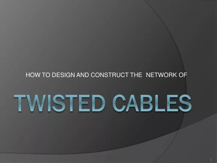 of network how to design and construct the