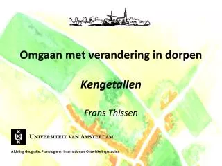 omgaan met verandering in dorpen kengetallen