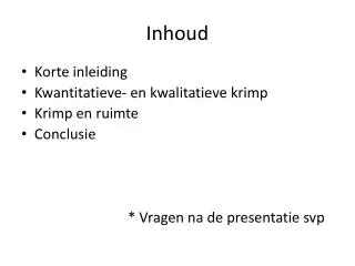 inhoud