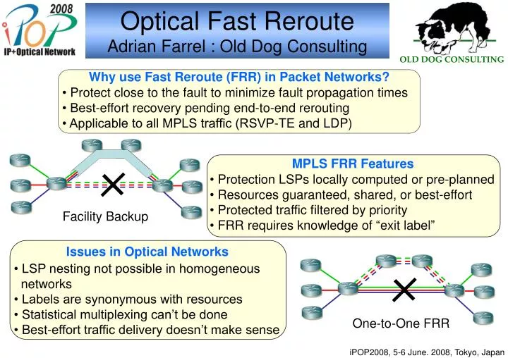 optical fast reroute adrian farrel old dog consulting
