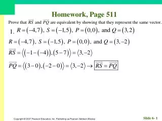 Homework, Page 511
