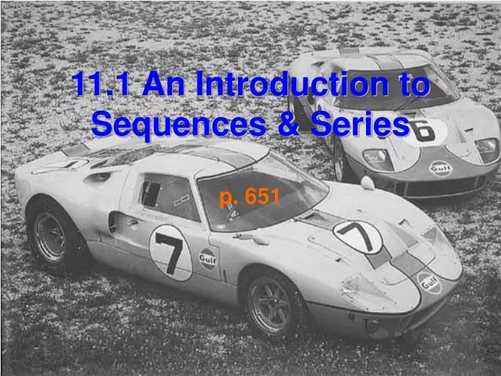 11 1 an introduction to sequences series
