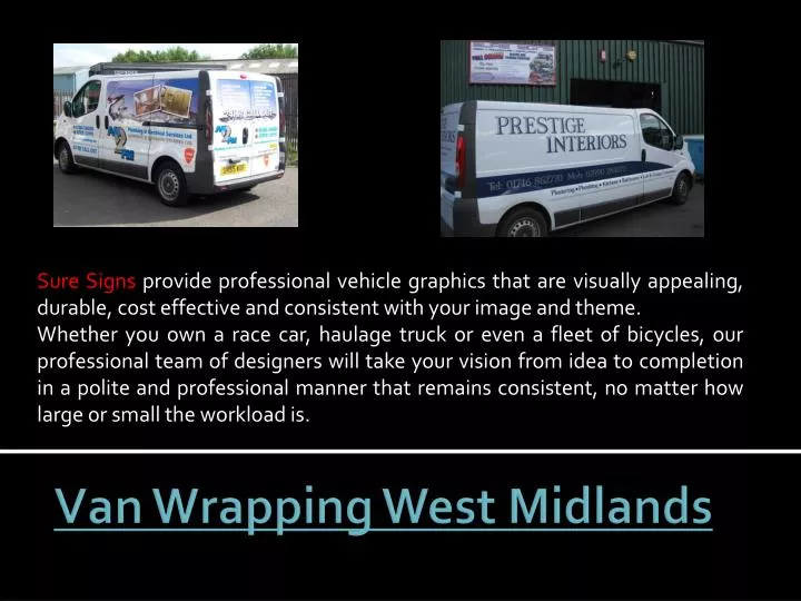 van wrapping west midlands