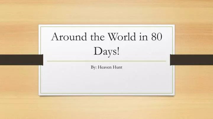 around the world in 80 days