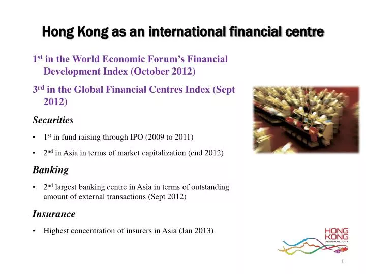hong kong as an international financial centre