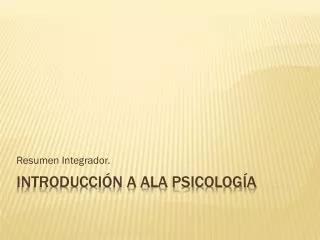 resumen integrador