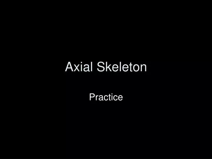 axial skeleton