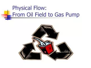 Physical Flow: From Oil Field to Gas Pump