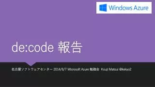 de code