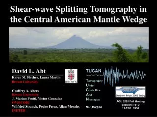 Shear-wave Splitting Tomography in the Central American Mantle Wedge
