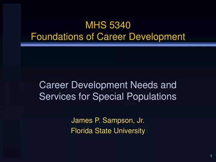 mhs 5340 foundations of career development