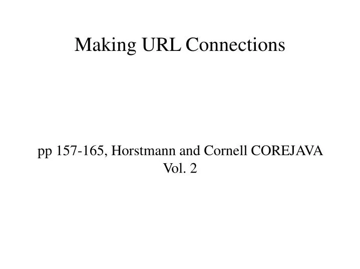 pp 157 165 horstmann and cornell corejava vol 2