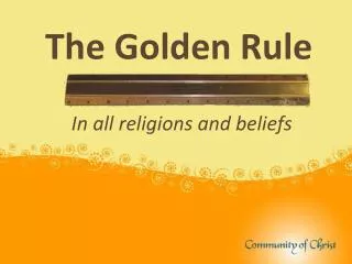 The Golden Rule