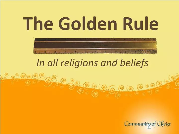 the golden rule