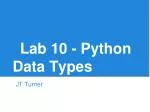 PPT - Data Types in Python PowerPoint Presentation, free download - ID ...