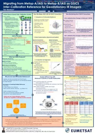 GSICS Bias Monitoring Routine comparisons of satellite radiances against reference